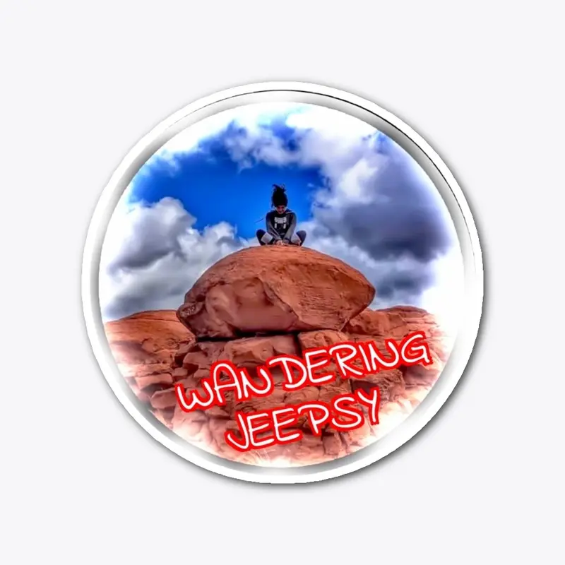 Wandering Jeepsy Sticker